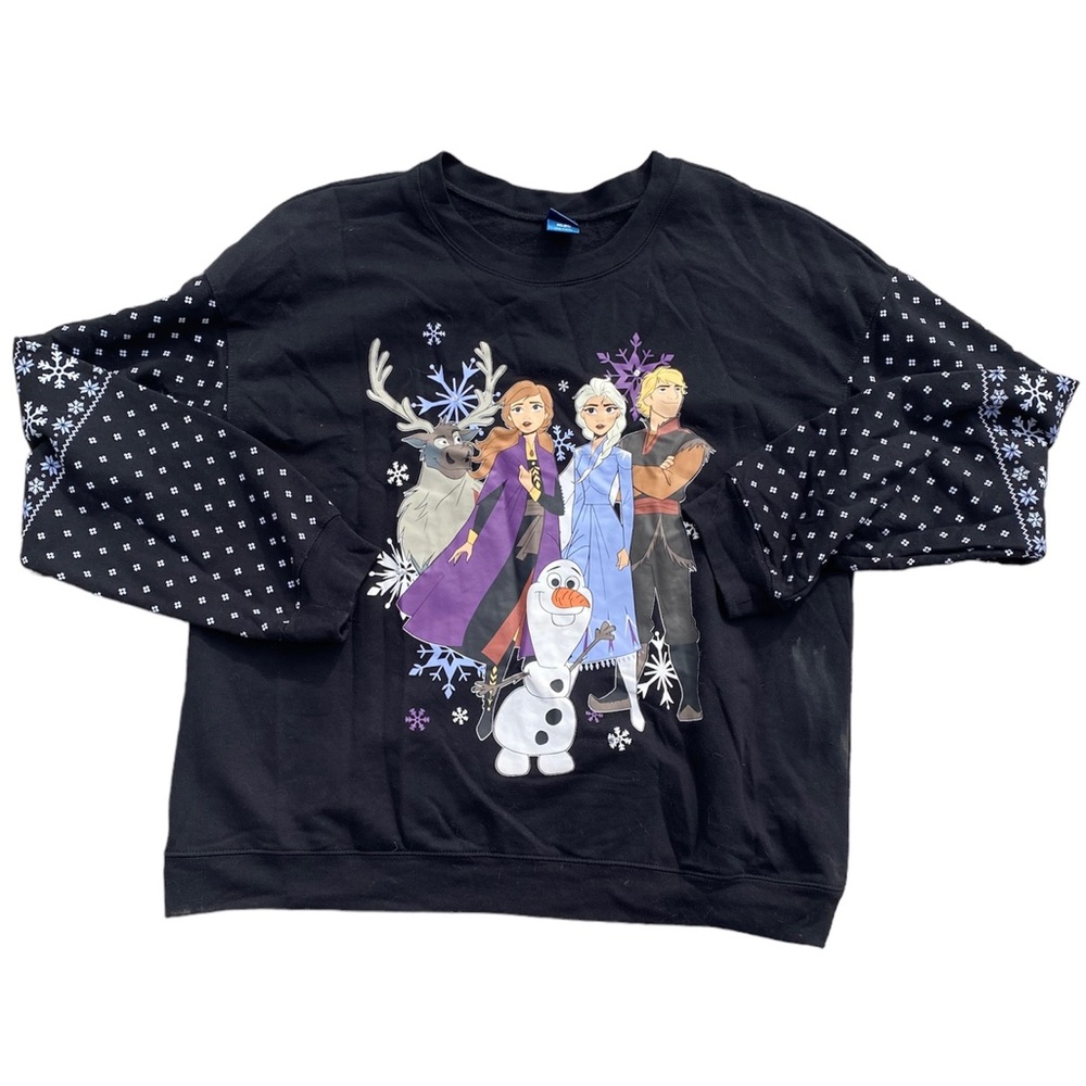 Frozen 2 movie sweater 3XL light up black